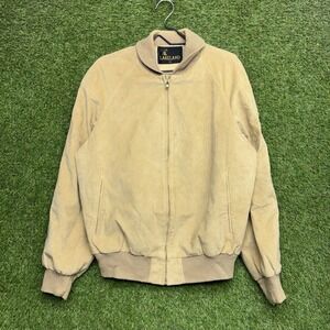 Lakeland Western Jacket Mens 44 Large Vintage Suede Zip Up Bomber 80s 90s